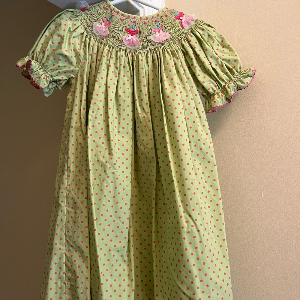 Vive La Fete smocked ballerina dress